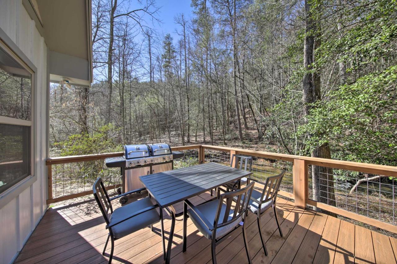 Airy Ellijay Home With Spacious Creekside Deck! Exterior foto