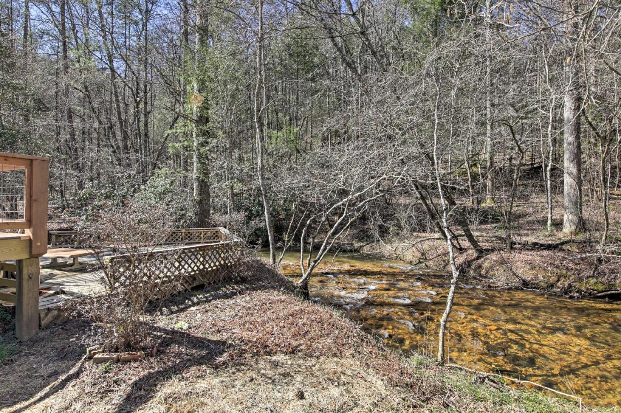 Airy Ellijay Home With Spacious Creekside Deck! Exterior foto