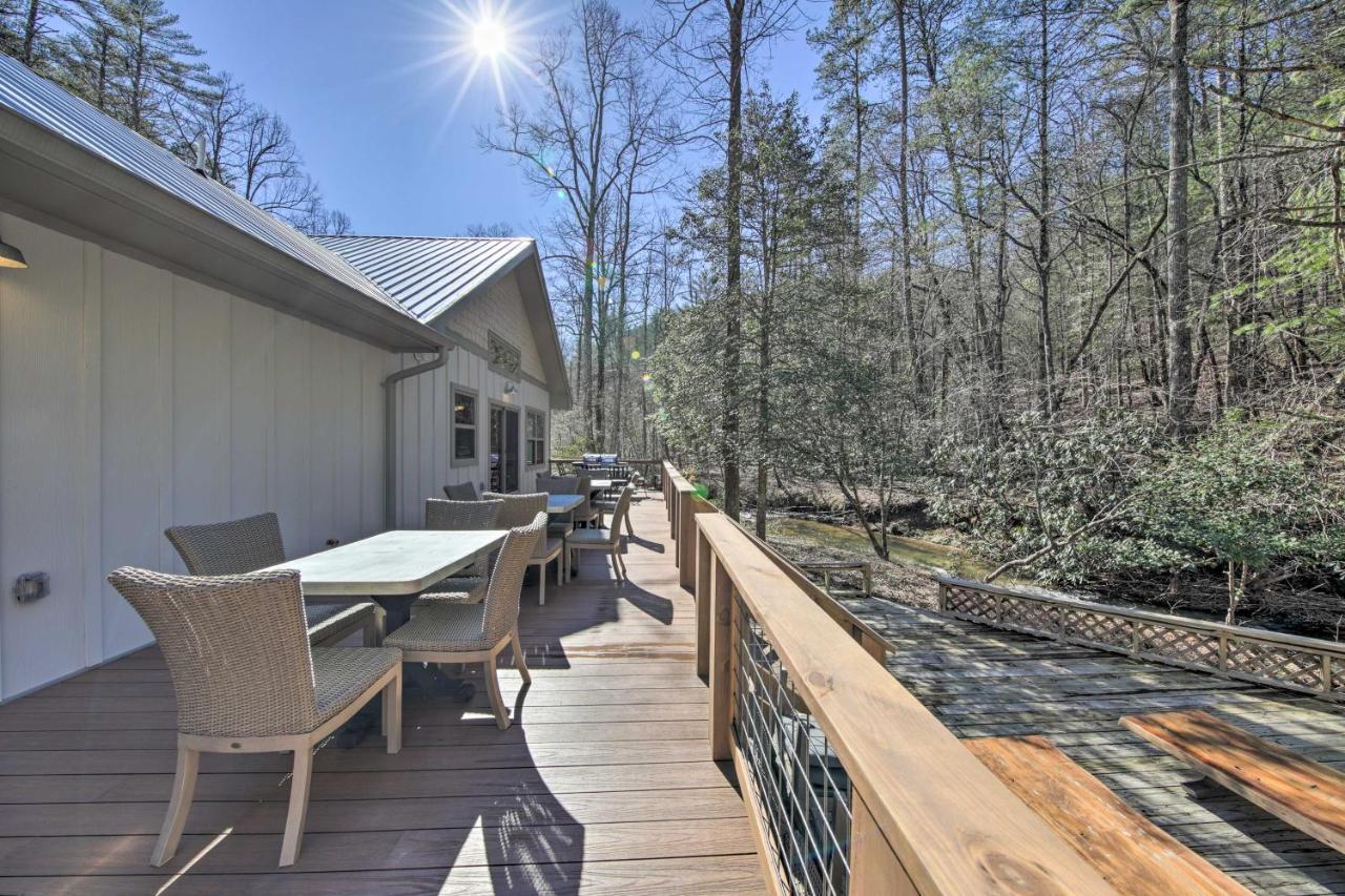 Airy Ellijay Home With Spacious Creekside Deck! Exterior foto